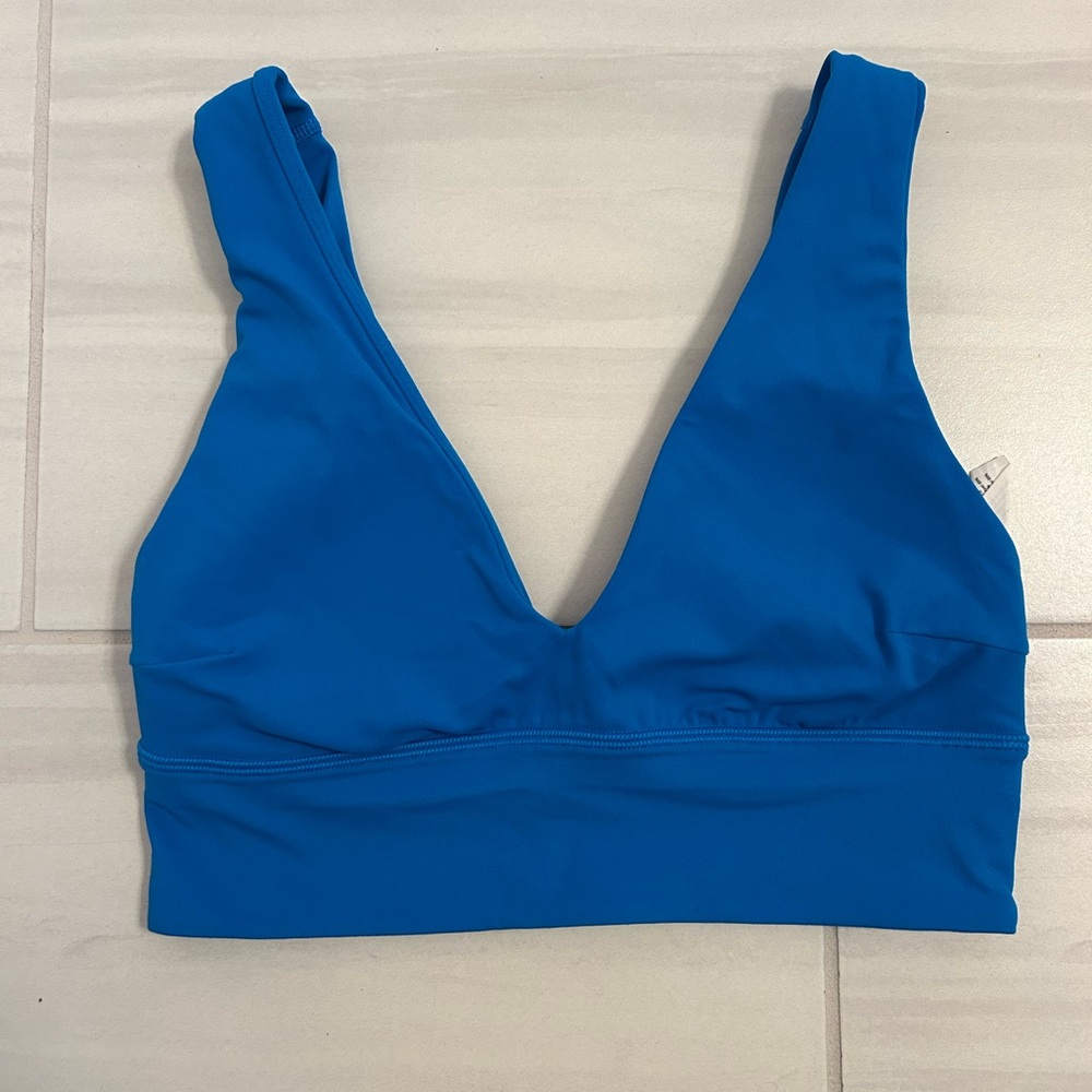 Lululemon Align V-Neck Bra, C-D Cup, Poolside, Size 6
